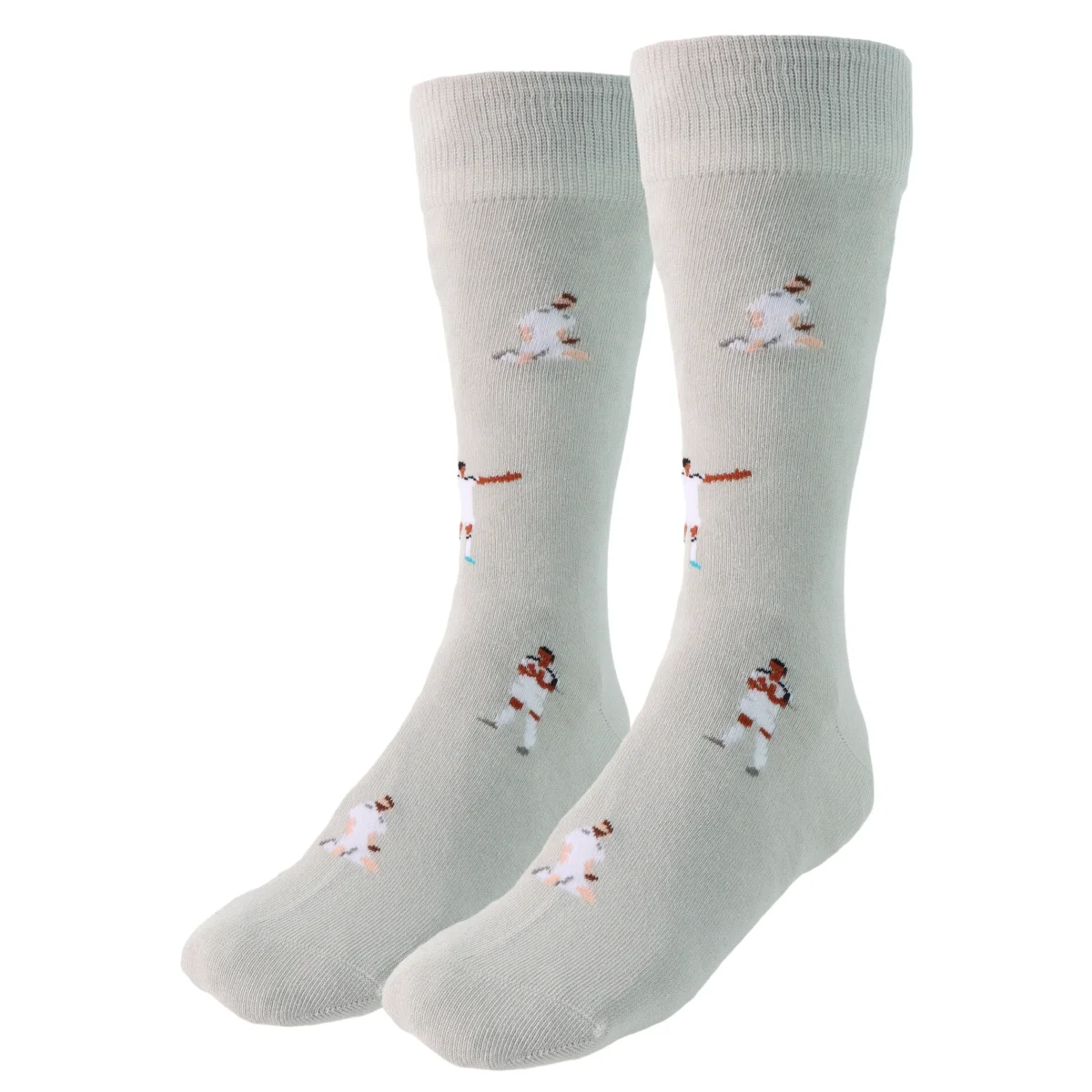 Calcetines Largos Infantiles Jugadores Gris