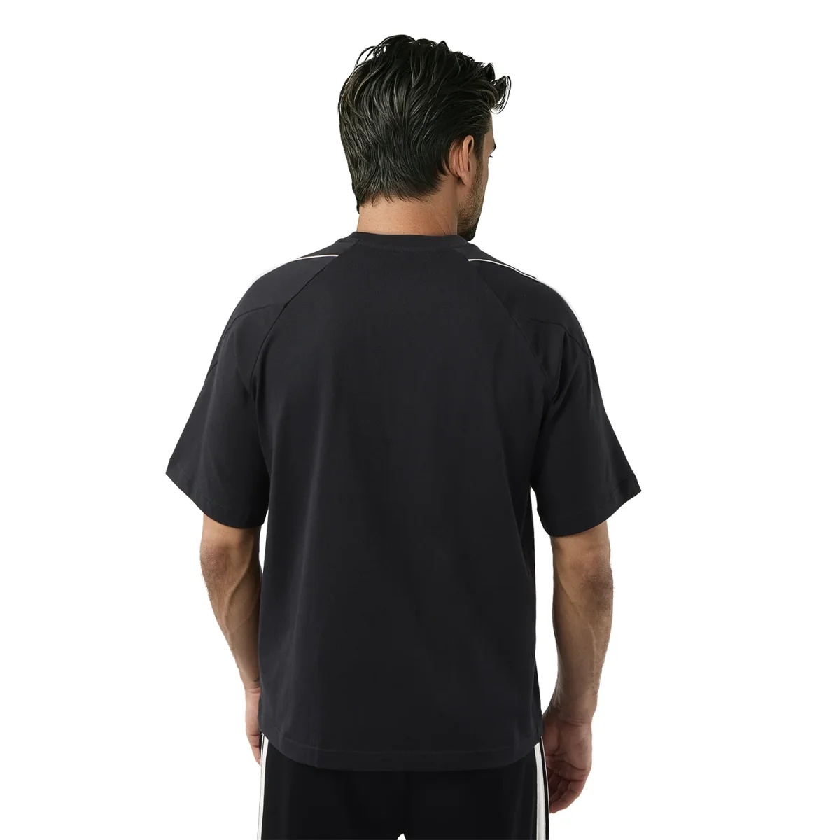 Camiseta Hombre adidas Stadium Negra - Image 6