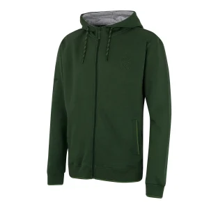 Sudadera Cremallera Tonal Hombre Verde Real Madrid