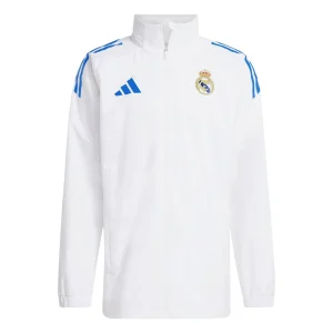 Chaqueta All Weather Hombre adidas Entrenamiento UCL Blanca 25/26