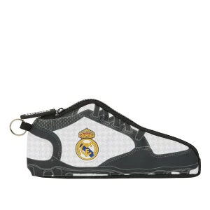 Estuche Zapatilla Blanco/Negro Real Madrid
