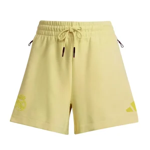 Pantalón Corto Mujer adidas Real Urban Amarillo