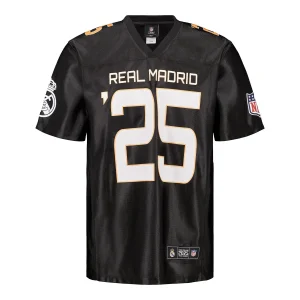 Camiseta Hombre Real Madrid x NFL Negra