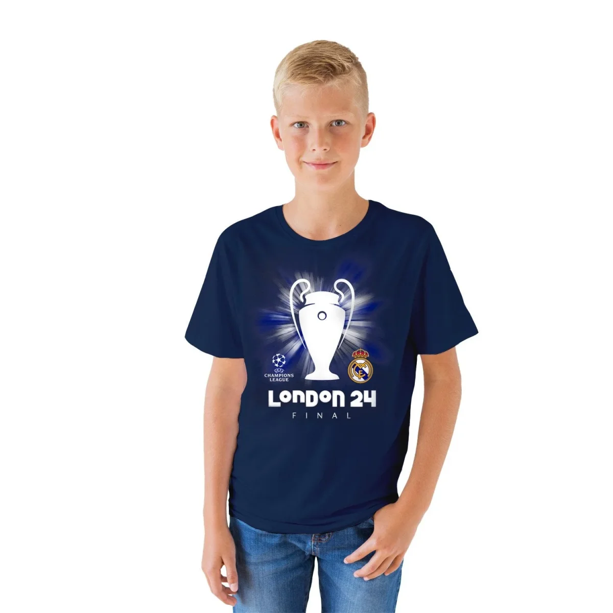 Camiseta London 24 Final Azul Marino Niño - Image 4