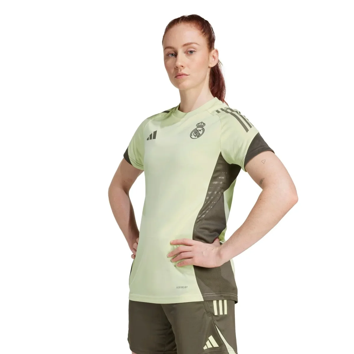 Camiseta Mujer adidas Entrenamiento 25/26 Verde Lima - Image 7