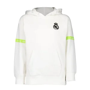 Sudadera Capucha Fan Kids Cinta Blanca Real Madrid