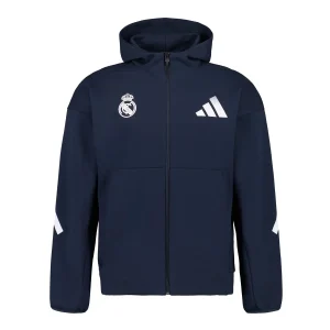 Chaqueta Cremallera Hombre adidas Real Urban Azul Marino