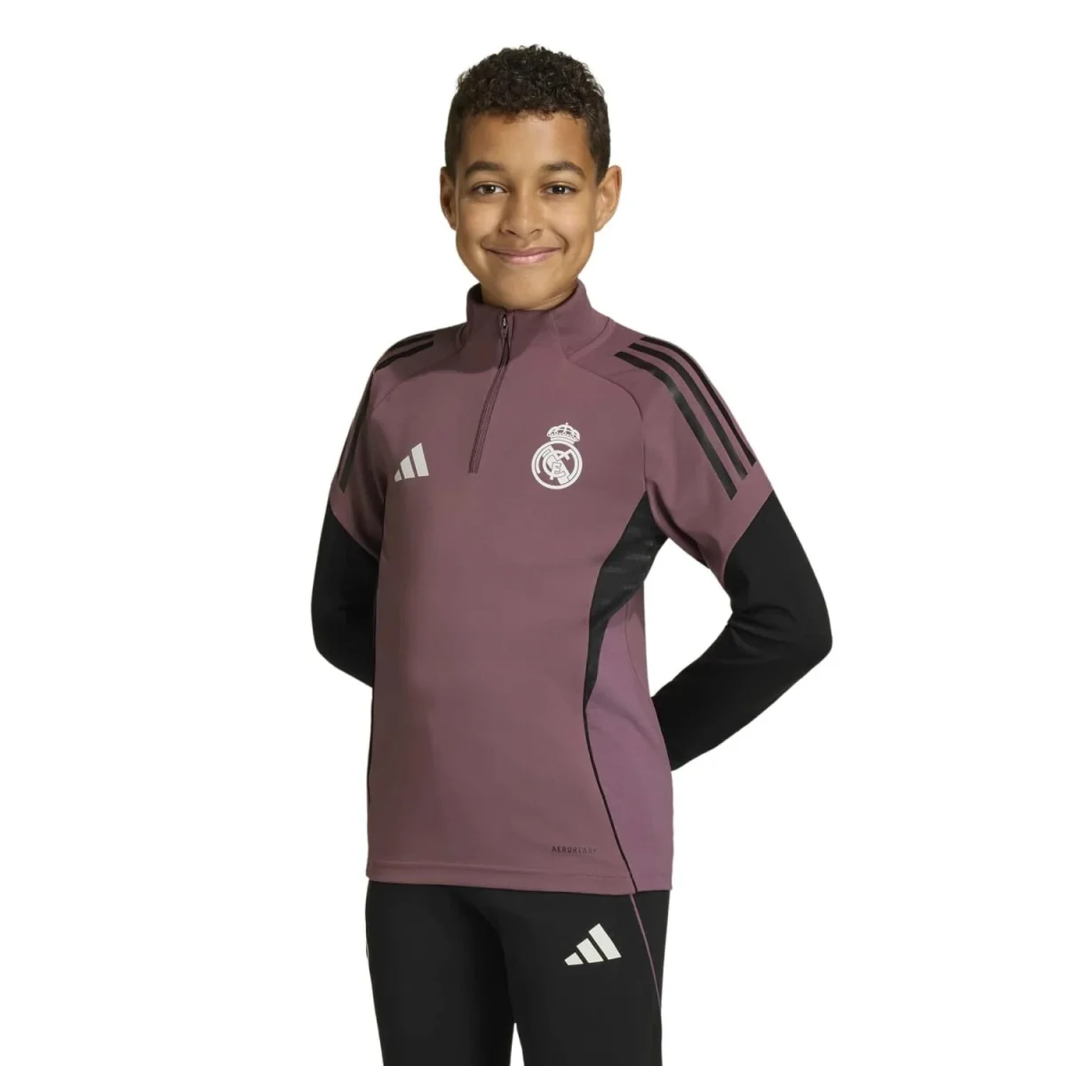 Sudadera Niño adidas Entrenamiento 25/26 Morada - Image 3