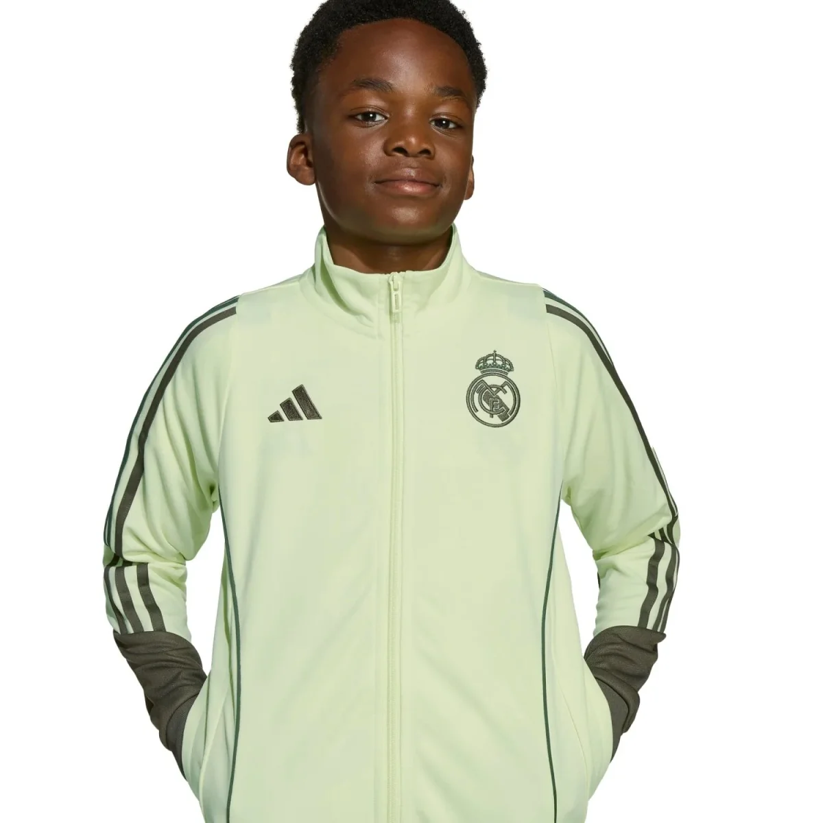 Chándal Niños adidas Entrenamiento 25/26 Verde Lima/Caqui Oscuro - Image 8