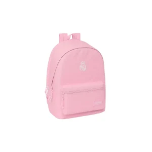 Mochila Doble Laptop 15,6'' Rosa/Blanca Real Madrid