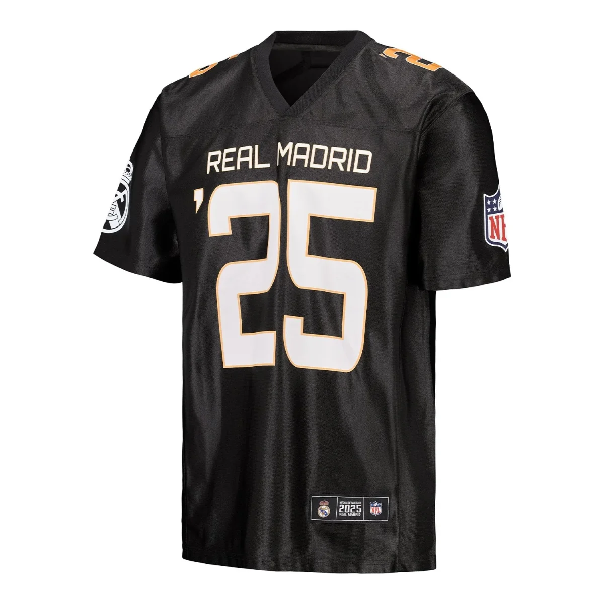 Camiseta Hombre Real Madrid x NFL Negra - Image 5